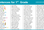300 Easy Sentences for 1st Grader Every Student Should Know